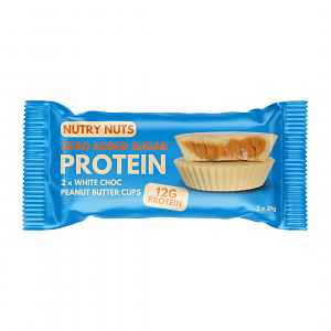 Topnatur Nutry Nuts Proteinové košíčky bílá čokoláda s arašídovým máslem 2x21 g