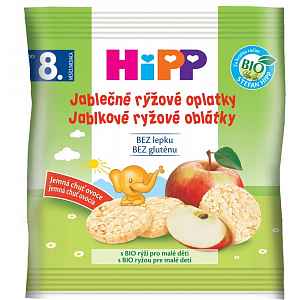 HIPP BIO Oplatky dětské rýžové jablkové 30g