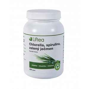 LIFTEA Chlorella/Spirulina/Zel.ječmen 250tbl.