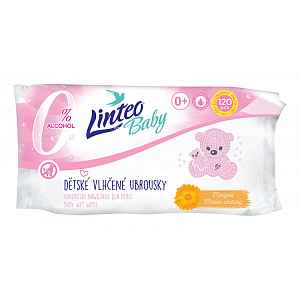 Vlhčené ubrousky Linteo Baby Soft and Cream 24ks, 1-vrstvé