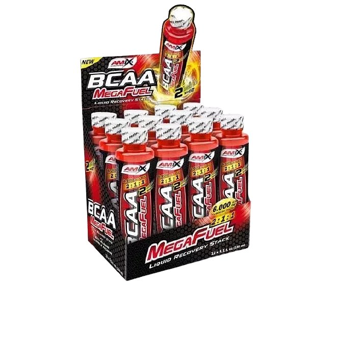 Amix BCAA MegaFuel 6000 Orange Juice, 12x150ml