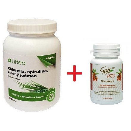 LIFTEA Chlorella/Spirulina/Zel.ječmen 250tbl.