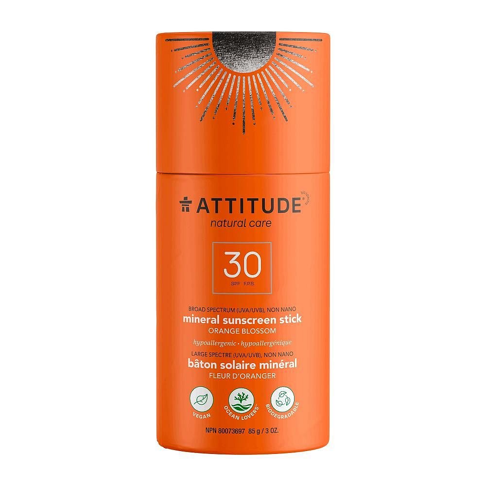 ATTITUDE 100% minerální ochranná tyčinka na celé tělo Orange Blossom SPF30 85 g