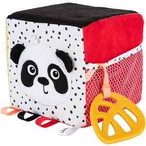 Canpol babies BabiesBoo Soft Activity Cube měkké senzorické hrací kostky 1 ks