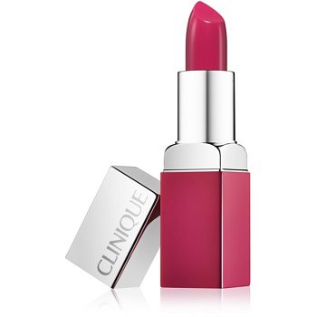 Clinique Pop Matte matná rtěnka + podkladová báze 2 v 1 odstín 06 Rose Pop 3,9 g