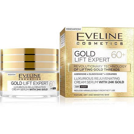 EVELINE GOLD LIFT Expert Denní/Noční krém 60+ 50ml