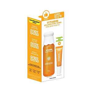 Quret Vitamin Collagen Vital Toner a mini krém na oči 115 ml + 10 ml