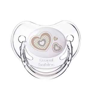 CANPOL BABIES Dudlík silikonový anatomický 0-6m NEWBORN BABY – bílá