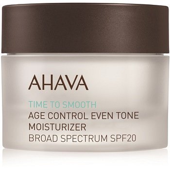 Ahava Time To Smooth rozjasňující hydratační krém SPF 20  50 ml