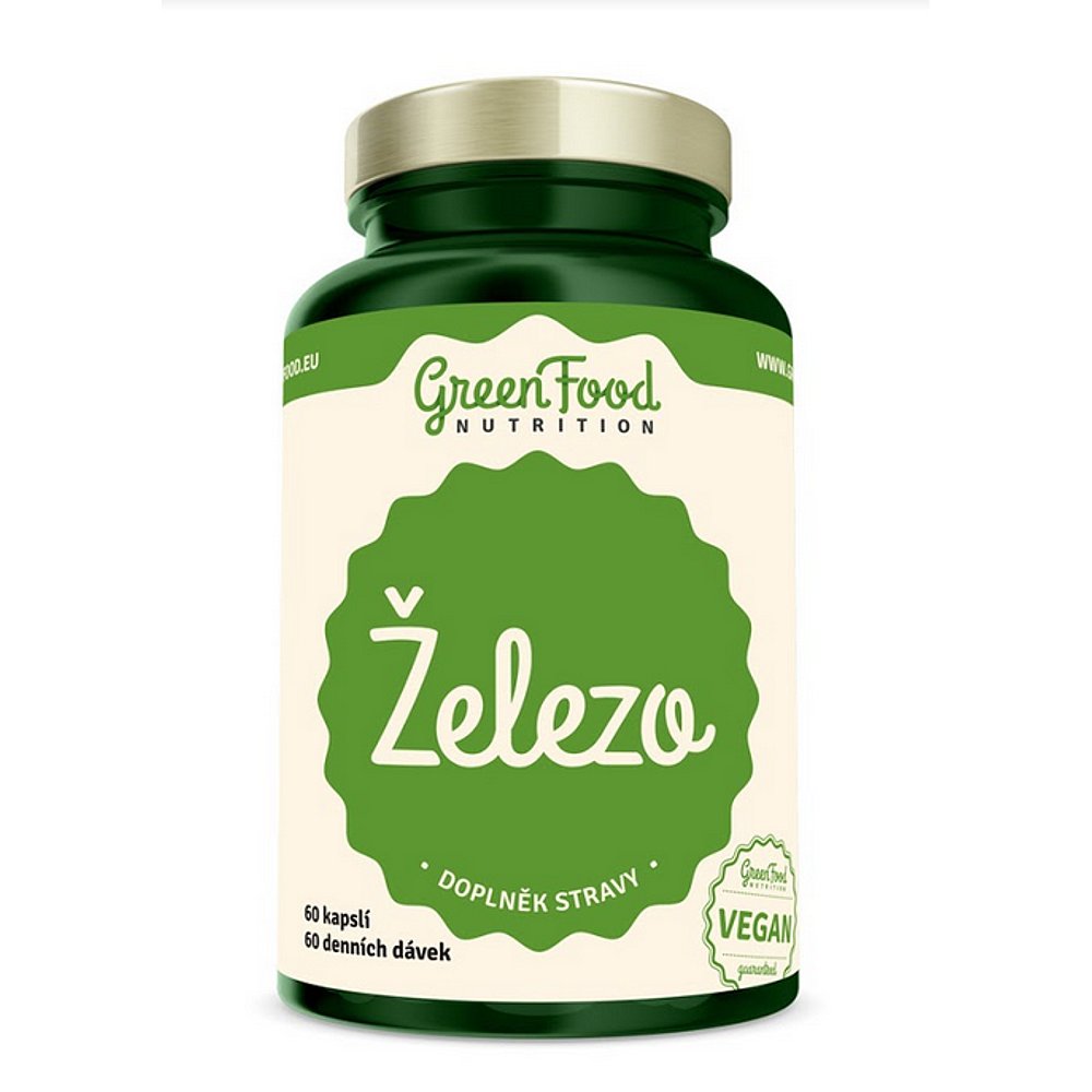 GREENFOOD NUTRITION Železo 60 kapslí