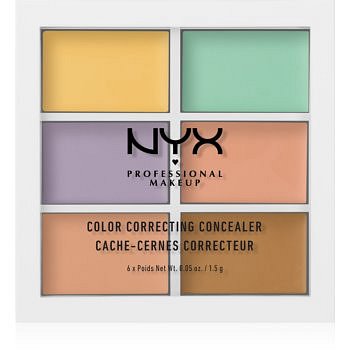NYX Professional Makeup Color Correcting korekční paletka odstín 04 6 x 1,5 g