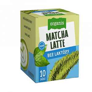 Organis Matcha Latte bez laktózy 10x27 g