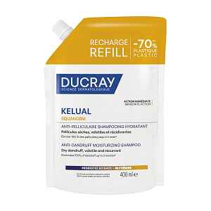 Ducray Kelual Squanorm Hydratační šampon na suché lupy náplň 400 ml