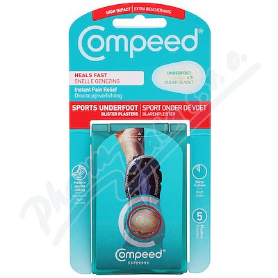 COMPEED Náplast na puchýře chodidlo 5 ks