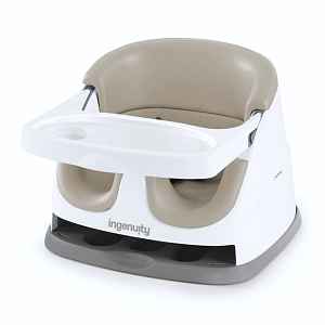 INGENUITY Jídelní židlička na židli 2v1 Baby Base Cashmere 6m+ do 22 kg