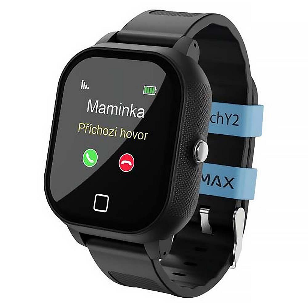LAMAX WatchY2 Black dětské chytré hodinky s GPS černé