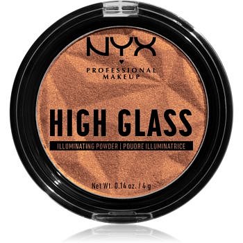 NYX Professional Makeup High Glass rozjasňovač odstín Golden Hour 4 g