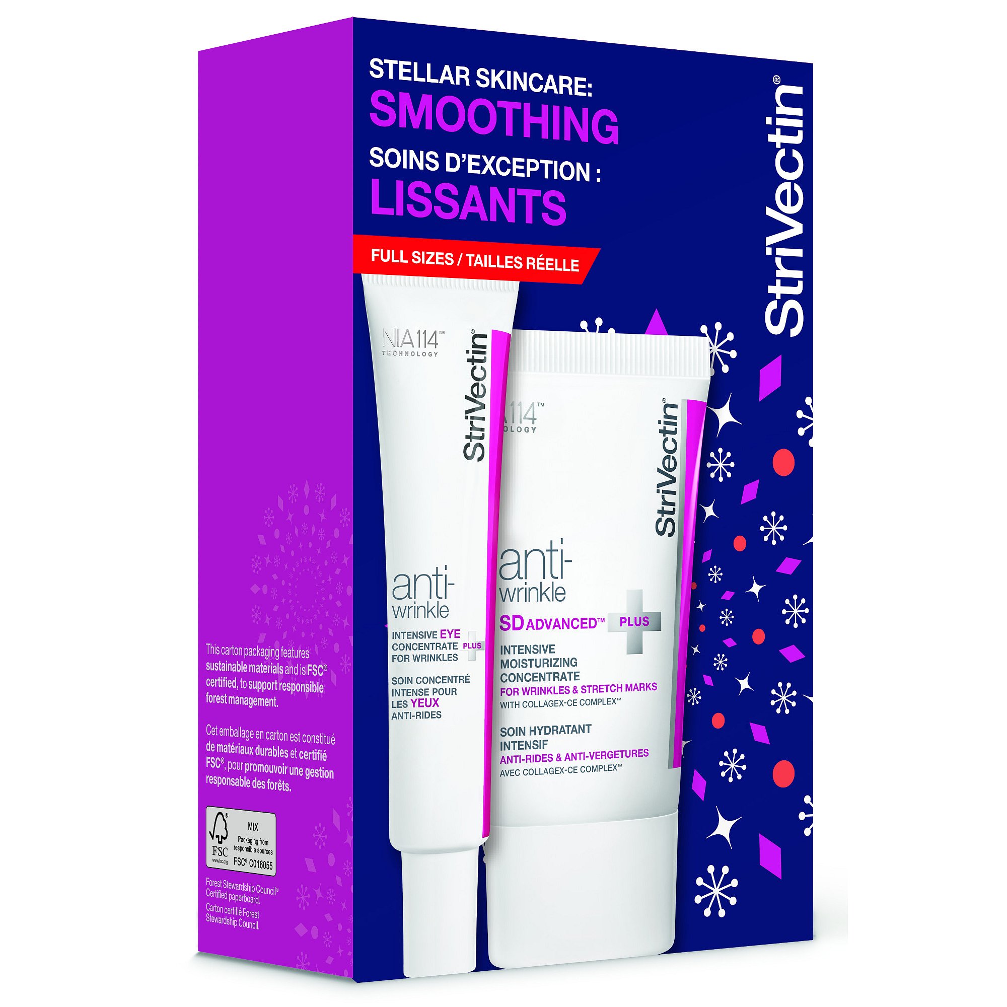 StriVectin Anti-Wrinkle Gift Set (SD Advanced + Intensive Eye) 4ks