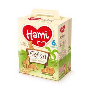 Hami Safari dětské sušenky 180g 6M