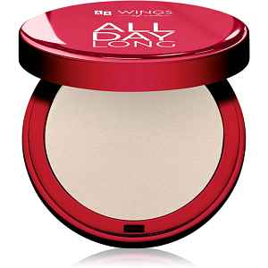 AA Wings of Color All Day Long Pressed Setting Powder kompaktní pudr s matným efektem odstín 01 Light-Natural 9 g