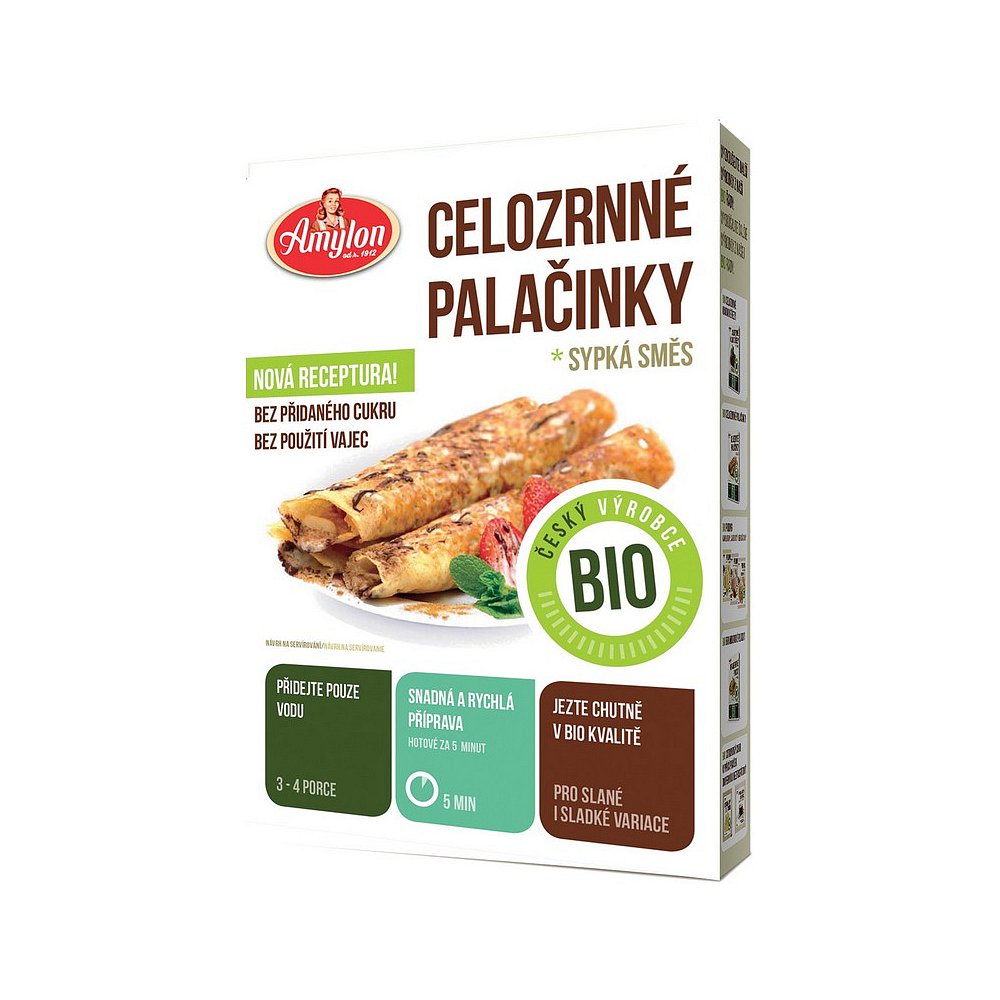 AMYLON Celozrnné palačinky 250 g BIO