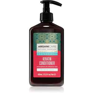 Arganicare Keratin Conditioner kondicionér pro chemicky ošetřené, odbarvené nebo poškozené vlasy 400 ml
