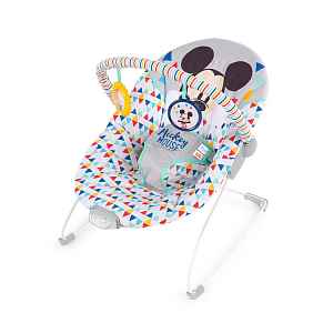 BRIGHT STARTS Lehátko vibrující MICKEY MOUSE Happy Triangles™ 0m+ do 9kg
