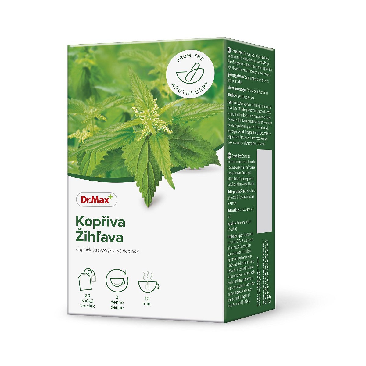Dr.Max Kopřiva bylinný čaj 20x1,5 g