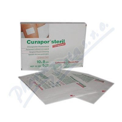 Náplast Curapor Transparent steril.10x8cm/5ks