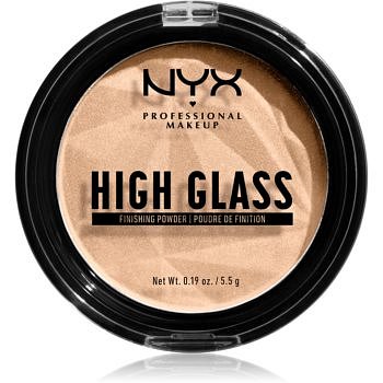 NYX Professional Makeup High Glass rozjasňující pudr odstín Light 5,5 g