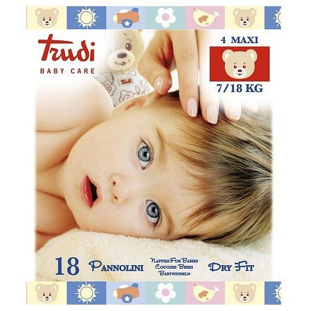 Trudi Dry Fit Dětské pleny Maxi 7-18kg 18ks