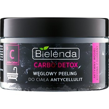 Bielenda Carbo Detox Active Carbon tělový peeling s aktivním uhlím  280 g