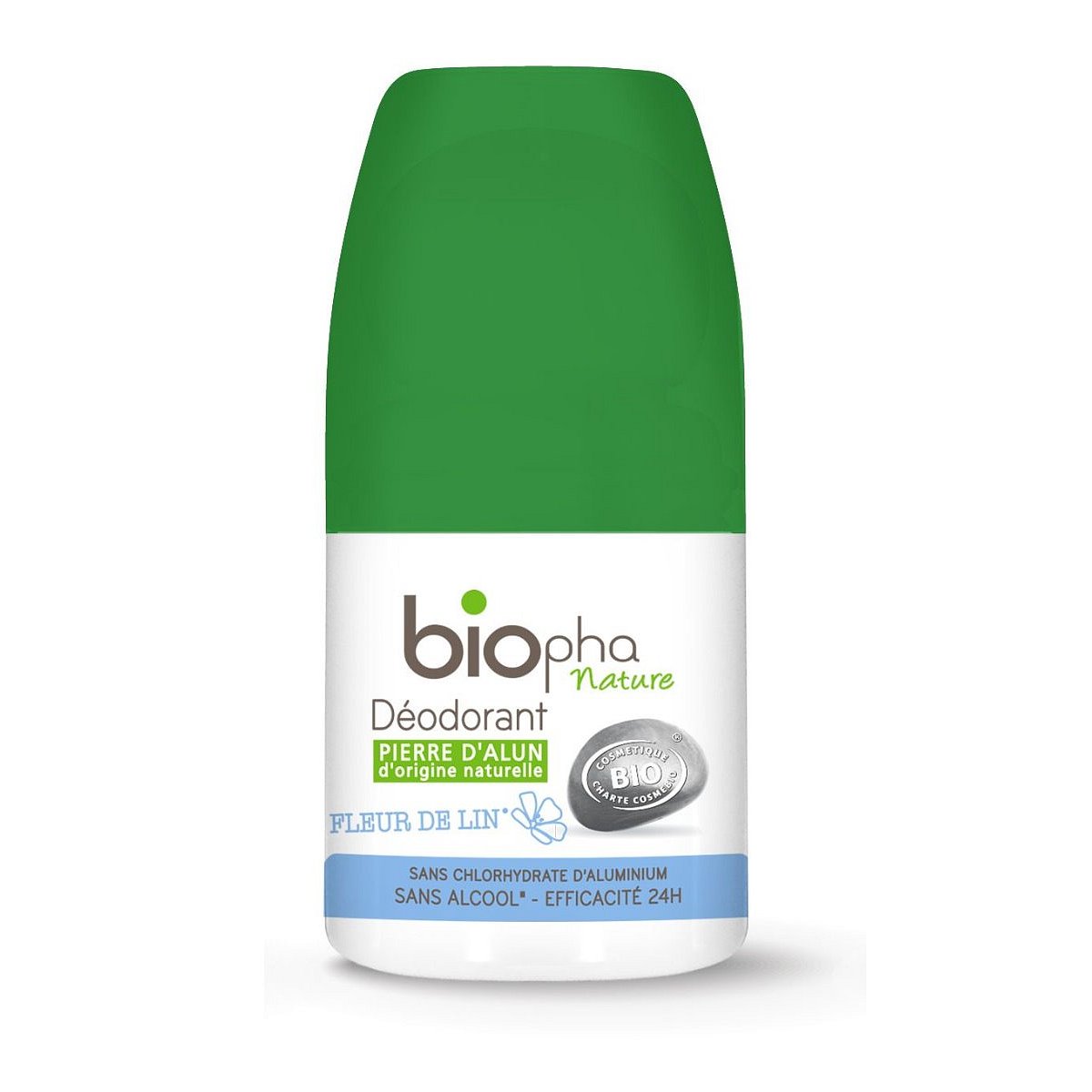 BioPha Deodorant Lněný květ roll on 50 ml