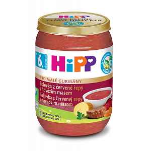 Hipp BIO Polévka z červené řepy s hovězím masem 190 g