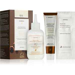 Korres Argan Oil permanentní barva na vlasy s arganovým olejem odstín 12.0 Special Blonde 50 ml