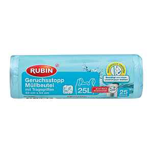 RUBIN Odpadkové pytle s uchy 25 l 25 ks