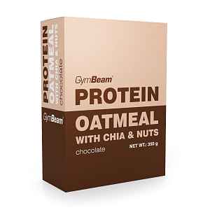 GymBeam Proteinová ovesná kaše s chia a ořechy