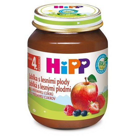 HIPP OVOCE BIO Jablka s lesními plody 125g CZ4203