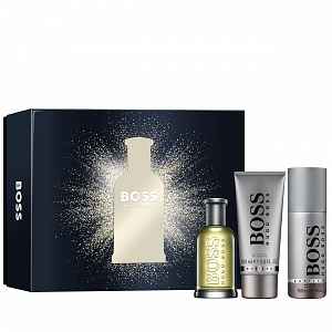 Hugo Boss Boss Bottled ED dárkový set  (EDT 100ml + sprchový gel 100ml + deo 150ml)