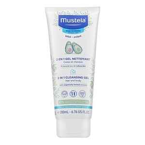 Mustela Bébé 2-In-1 Hair & Body Shampoo šampon a sprchový gel 2v1 pro děti 200 ml