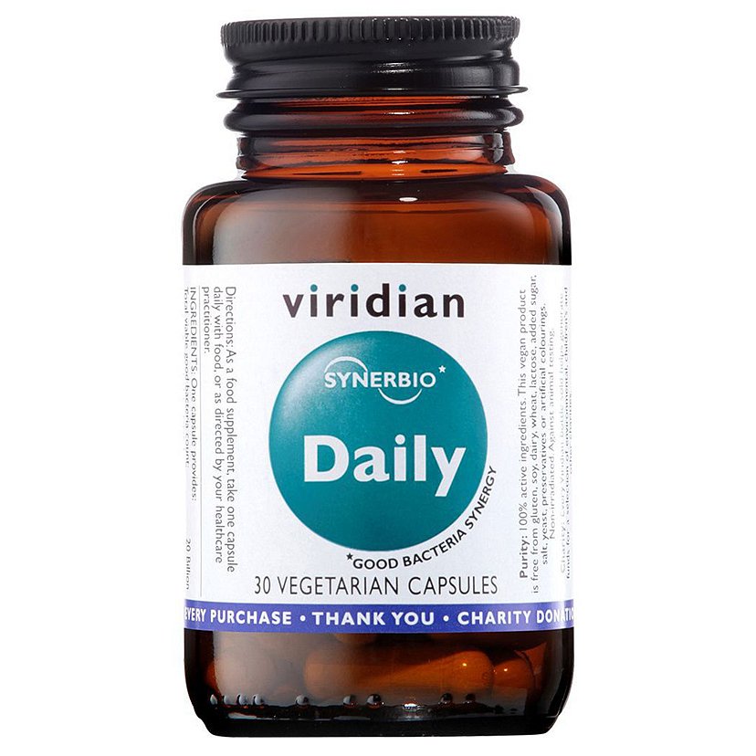 Viridian Synerbio Daily směs probiotik a prebiotik 30 kapslí