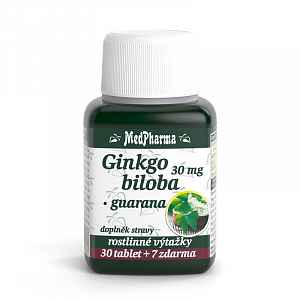 MedPharma Ginkgo biloba+guarana orální tobolky 37