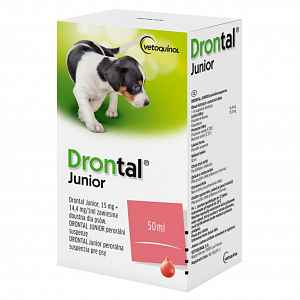 Drontal JUNIOR suspenze 50ml + aplikátor