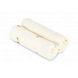 SENSILLO Mušelínové pleny krešované 60×75 cm, Peach cream - sada 2ks