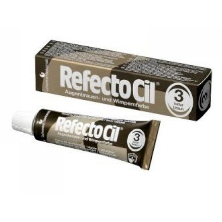 Barva na řasy a obočí Refectocil 15 ml - Odstín: 3 přírodní hnědá