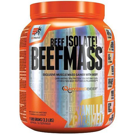 BeefMass 1500 g vanilka karamel