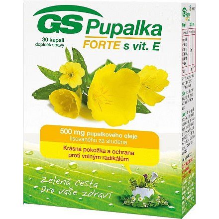 GS Pupalka Forte s vitaminem E 30 kapslí