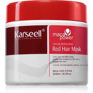 Karseell Color Depositing Red Hair Mask maska pro zvýraznění barvy vlasů 500 ml