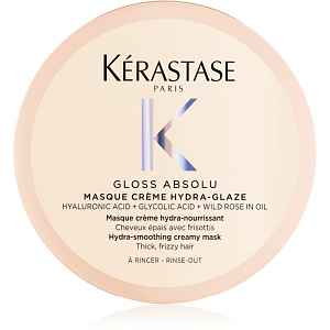 Kérastase Gloss Absolu Masque Créme Hydra-Glaze maska na vlasy pro nepoddajné a krepatějící se vlasy 75 ml