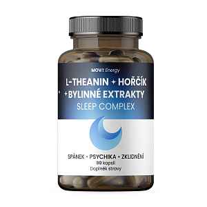 MOVit Energy Sleep Complex L-Theanin + hořčík + bylinné extrakty 90 kapslí